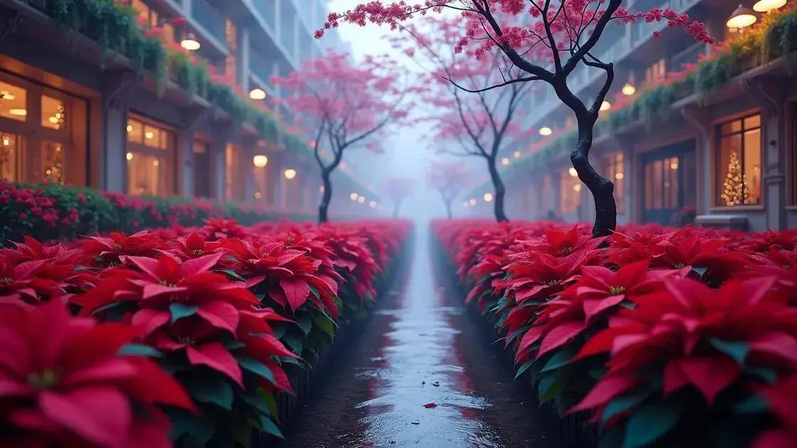 Best watering techniques for healthy poinsettias