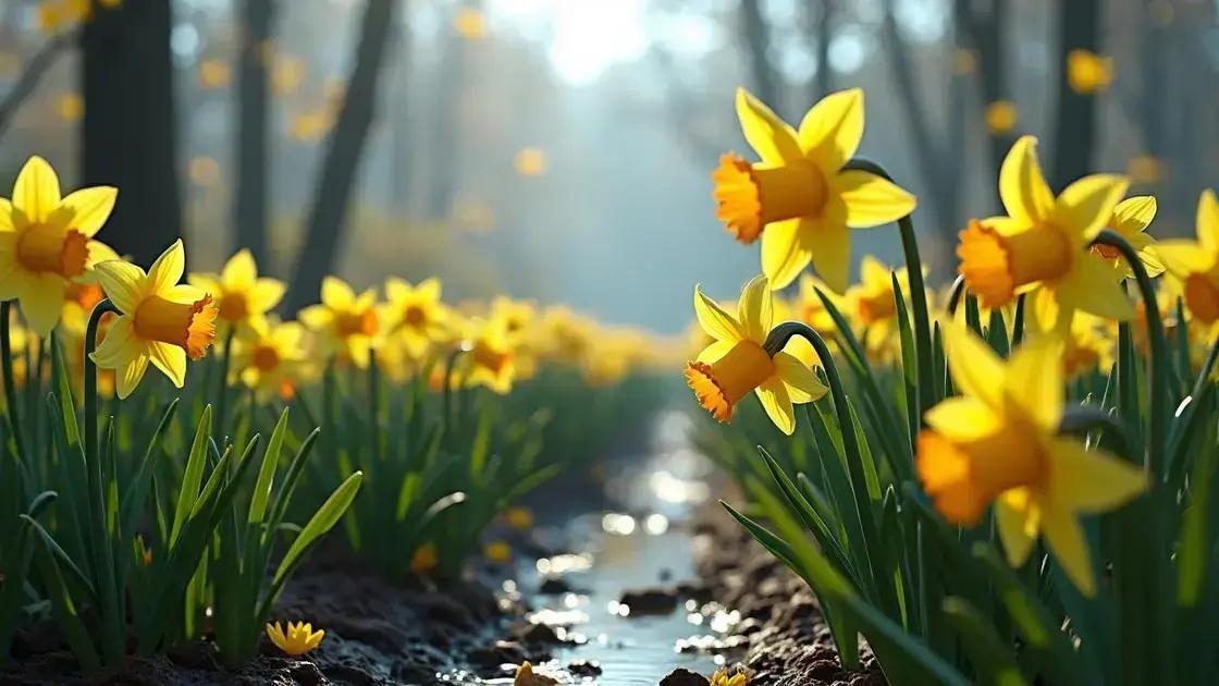 Essential watering techniques for daffodil plant health