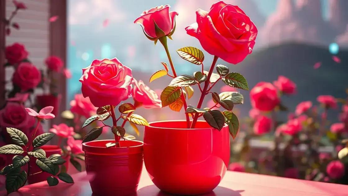 Designed by Freepik: How to Care Care of Rose Pot Plant: 7 Essential Tips for Beginners