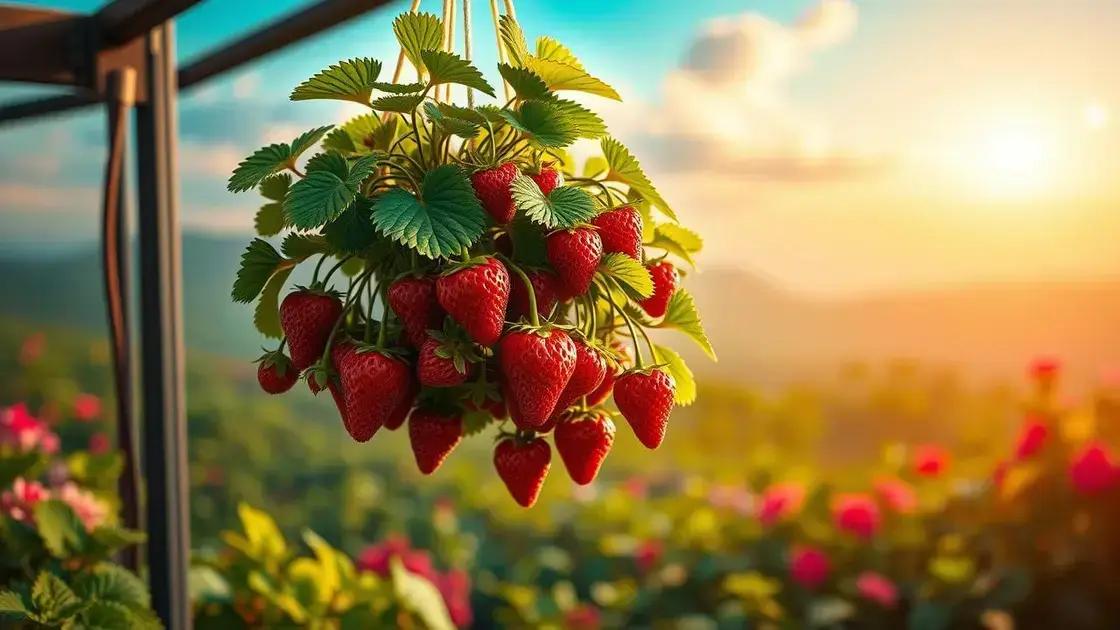 Designed by Freepik: How to Take Care of a Hanging Strawberry Plant: 7 Essential Tips