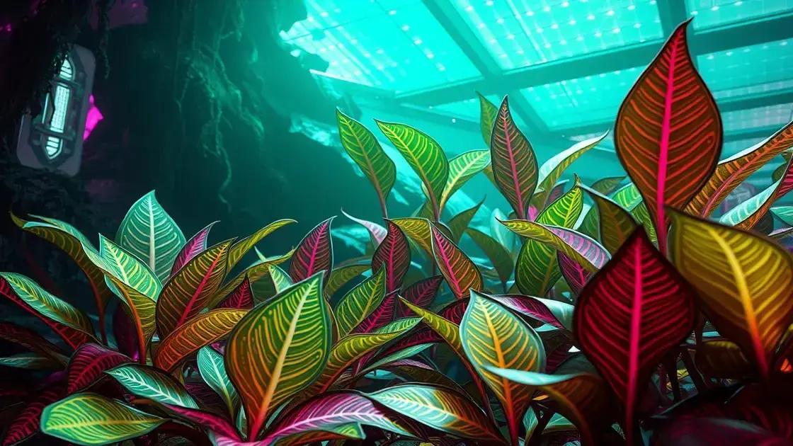 Lighting requirements for optimal dieffenbachia growth