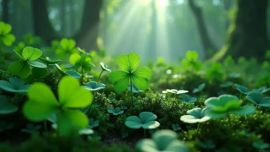 Optimal light and watering techniques for shamrocks