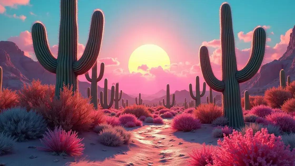 Optimal sunlight conditions for cacti