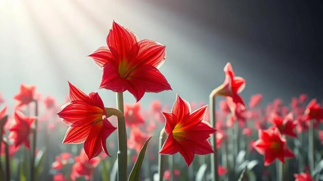 Understanding light requirements for amaryllis