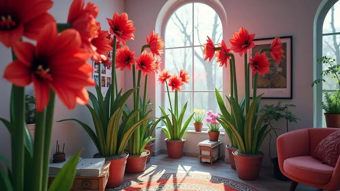 Designed by Freepik: How to Care for Amaryllis Plants Indoors: 5 Essential Tips for Success