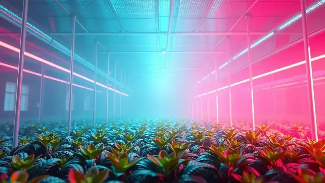 Optimal light conditions for indoor growth