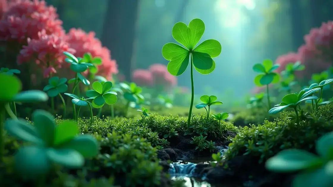 Optimal lighting conditions to enhance shamrock growth