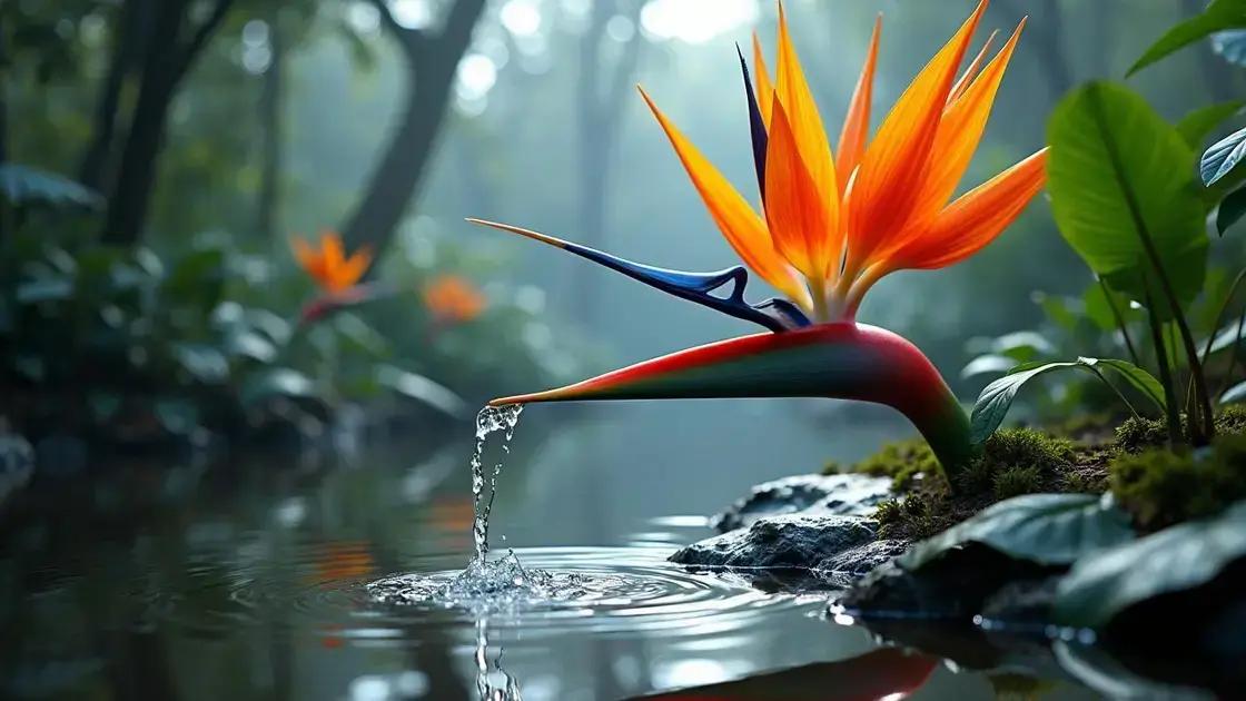 Watering techniques for a healthy birds of paradise plant